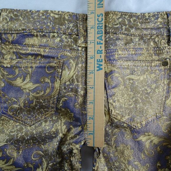 Hot Kiss Juniors Metallic Skinny Lily Jean Size 0 - Picture 11 of 11